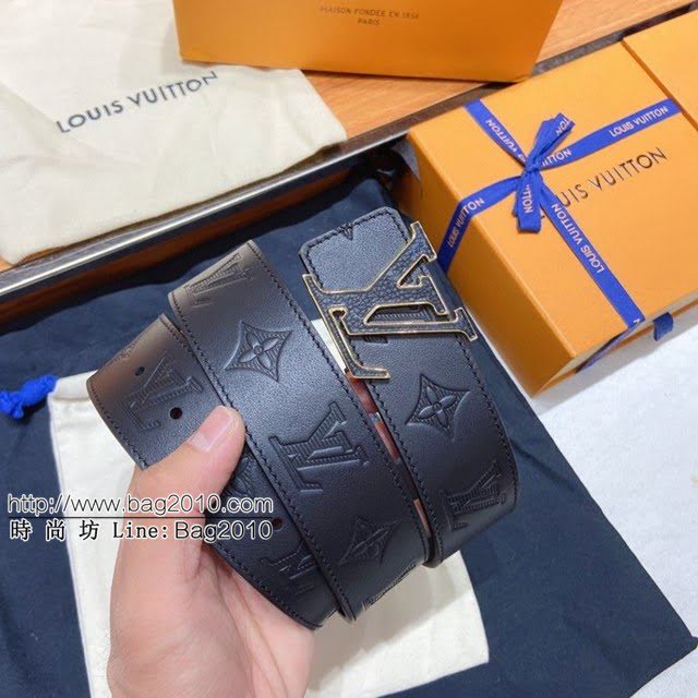LV新款男士皮帶 路易威登雙面牛皮腰帶  jjp1967